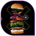 Veggie Burger para eventos Tacabra