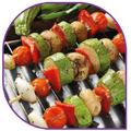 Veggie Brochetas para eventos Tacabra