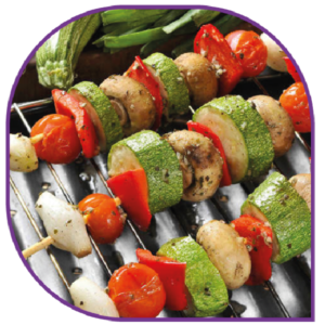 Veggie Brochetas para eventos Tacabra