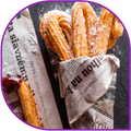 Carro de churros rellenos para eventos Tacabra
