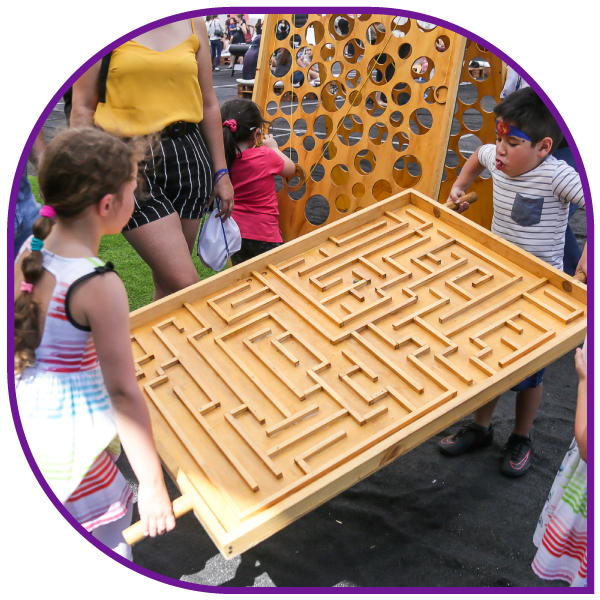Juegos ecológicos de madera para eventos Tacabra